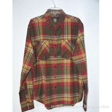 Flanell Herren Langarmhemd